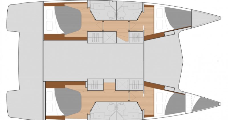 Fountaine Pajot Isla 40 LAYOUT