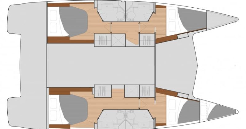 Fountaine Pajot Isla 40 LAYOUT